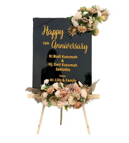 Papan Bunga Akrilik Pengadentengah